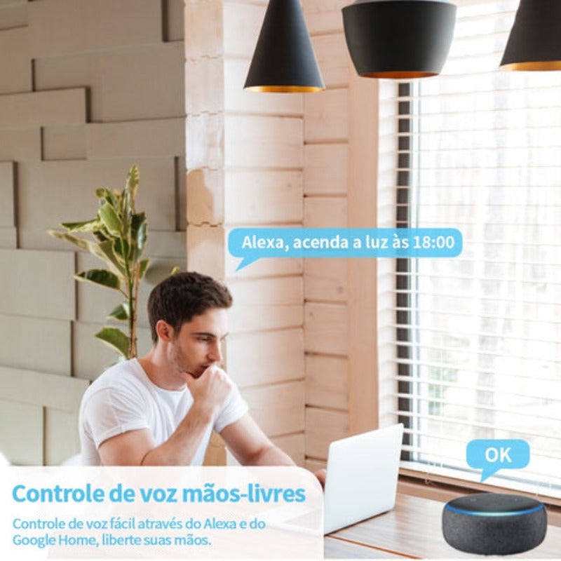 Interruptor Wi-Fi Inteligente Smart™  Compatível com Alexa